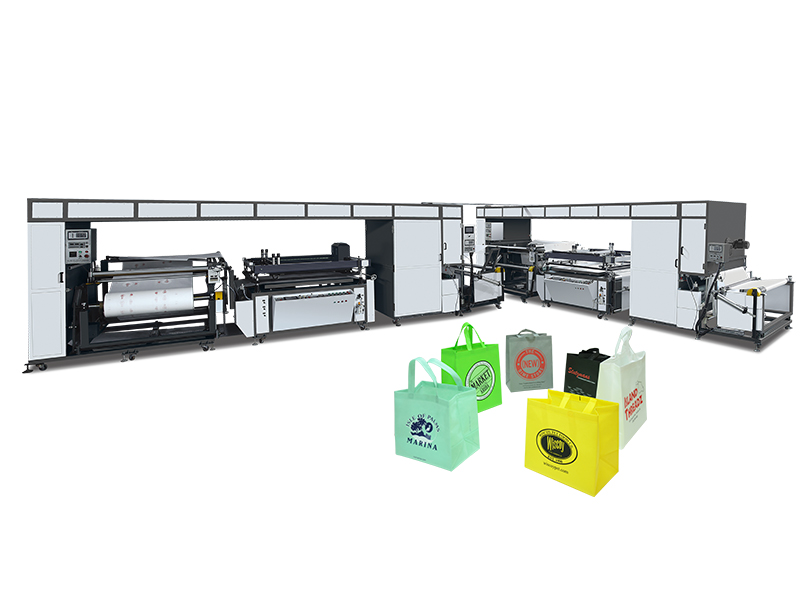 ONL-12010-II - MACHINE DE SÉRIGRAPHIE-TISSU-NON-TISSÉ-BICOLORE-ROLL-TO-ROLL-NON-TISSÉ