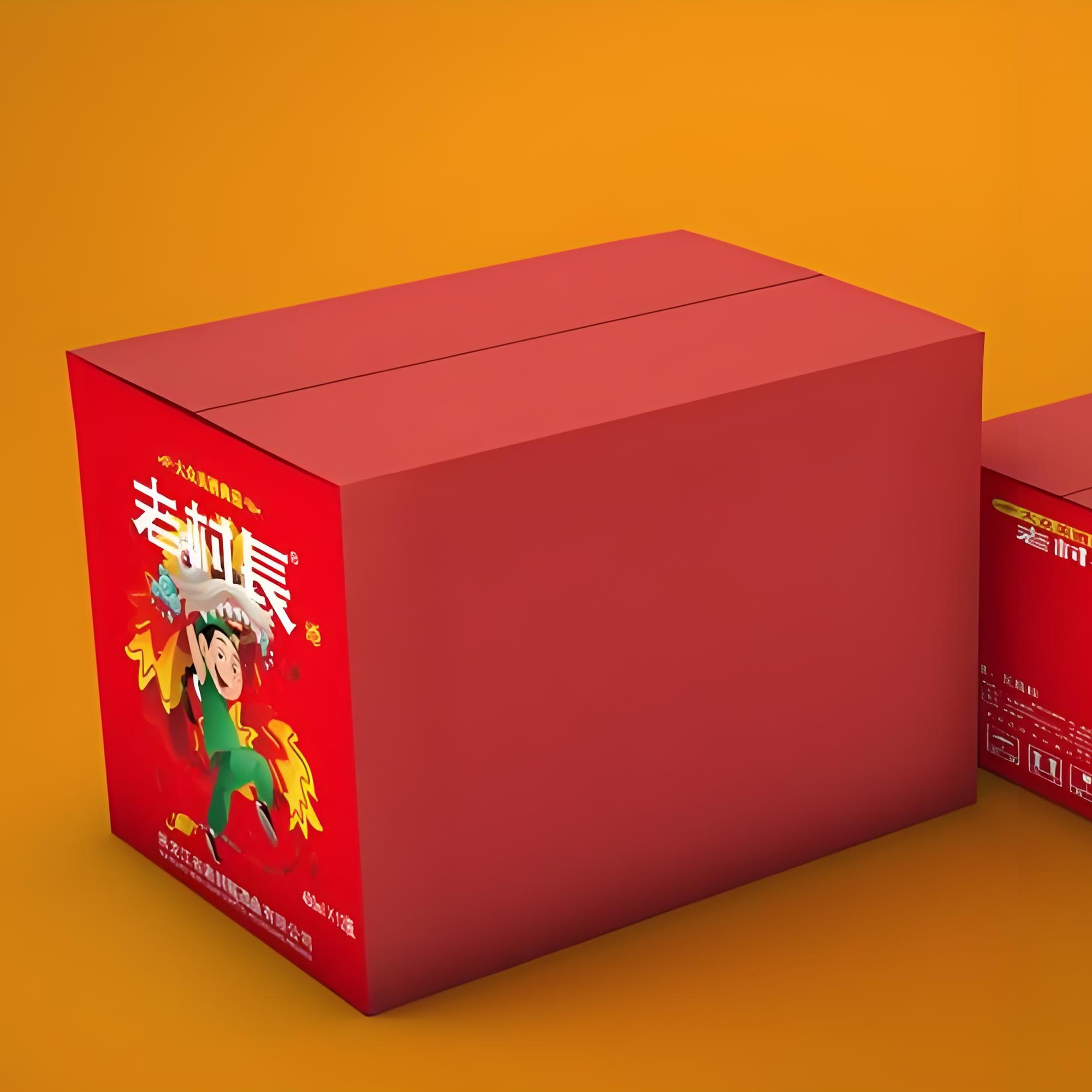 Emballage de cartons de lait monté en couleur