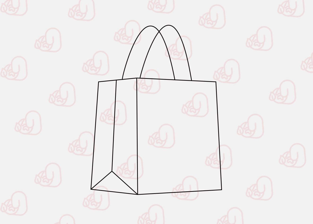 Modèles de sacs en papier à poignée torsadée