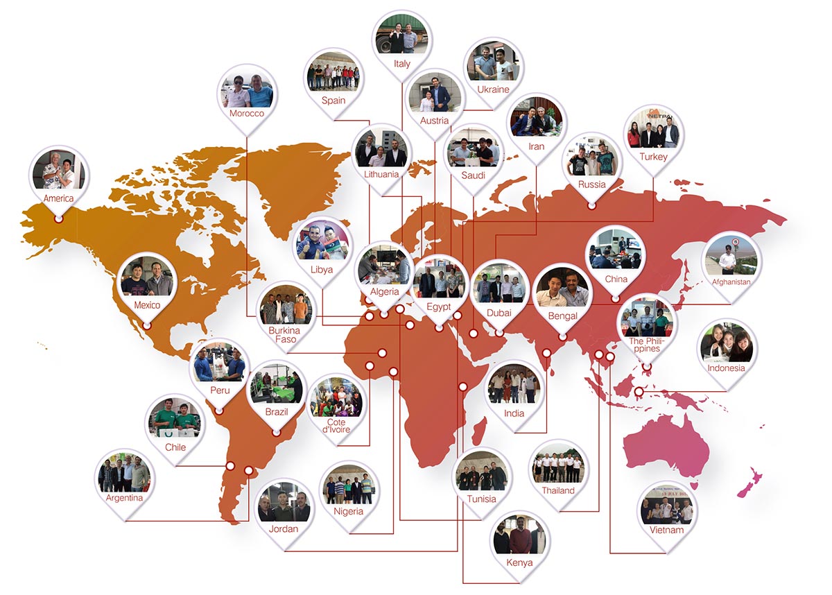 3000+clients dans-120-pays+