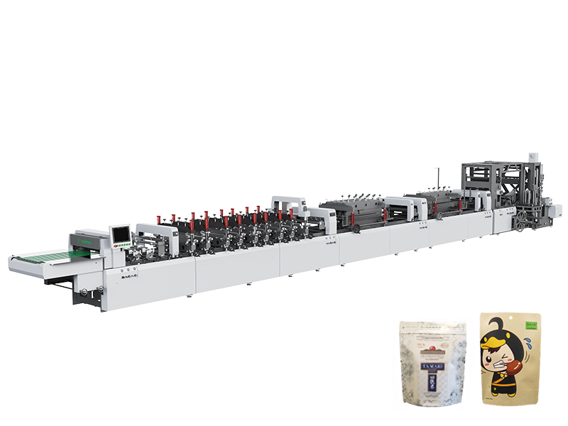 Pochette debout à grande vitesse avec machine de fabrication de fermeture à glissière