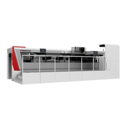 Machine d'estampage, de découpe et de décapage à chaud à plat à double unité OYANG Duomatic FSS