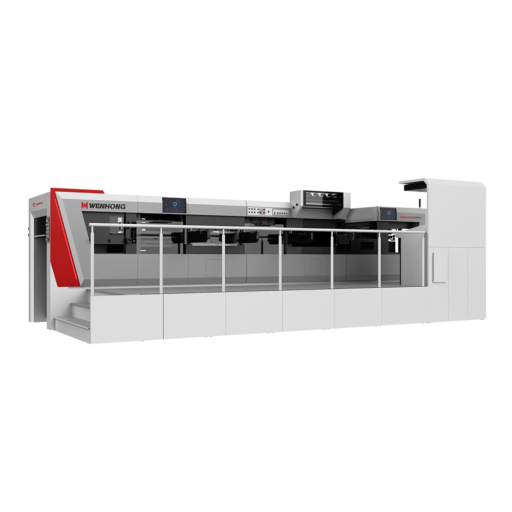 Machine d'estampage, de découpe et de décapage à chaud à plat à double unité OYANG Duomatic FSS